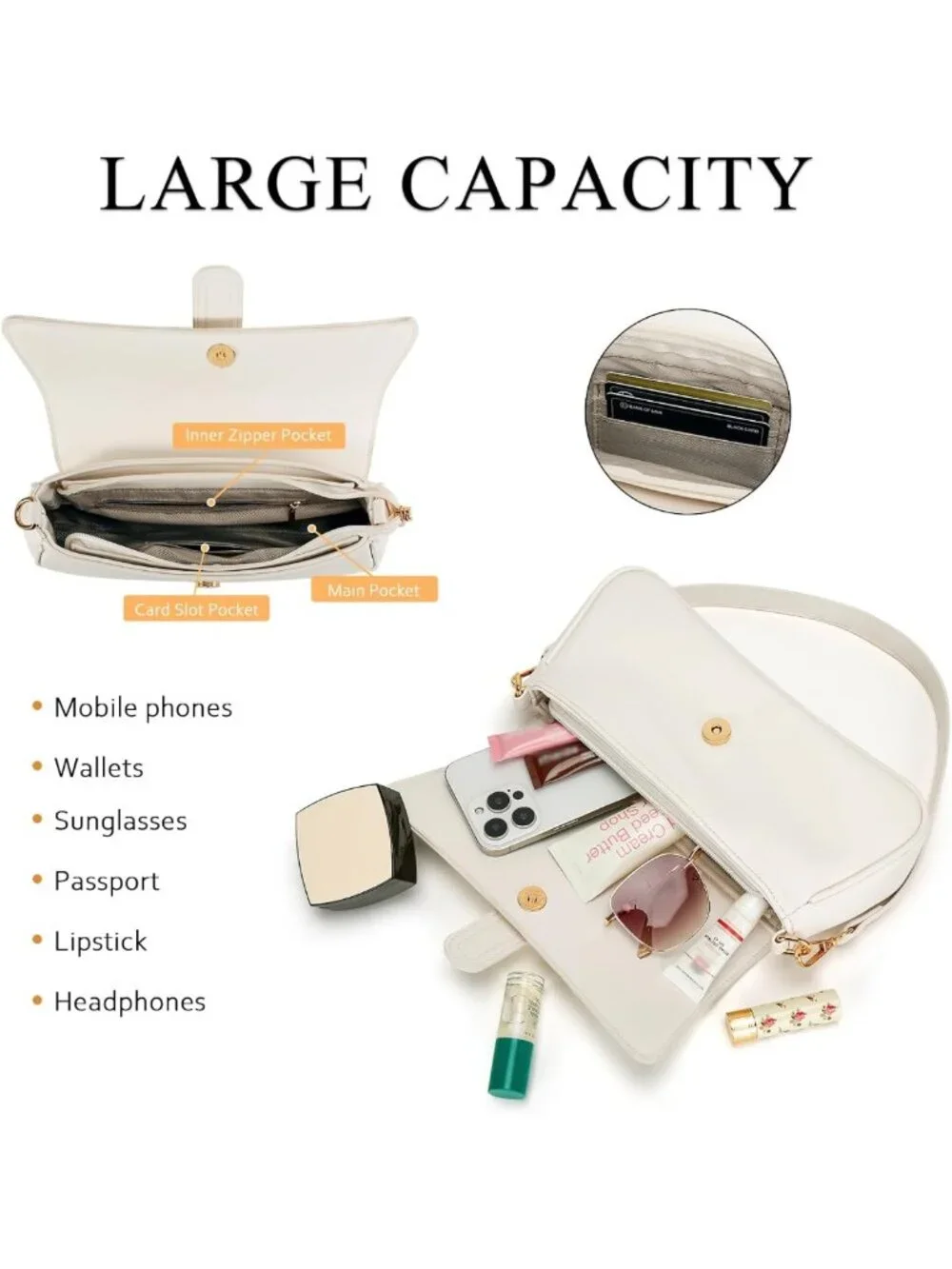 Chic Mini Retro Hobo Bag for Women | Trendy Vegan Leather Clutch with Zipper
